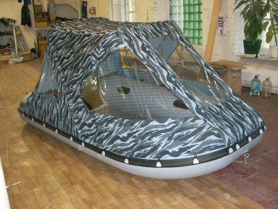 Тент ходовой складной кабриолетного типа для лодок ANGLER AN 310