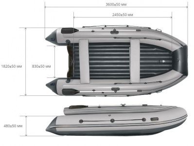 Лодка надувная Reef 360 F НД