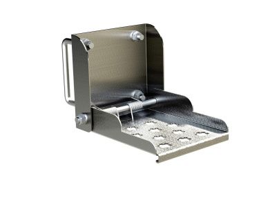 Подножка прицепа складная Практик