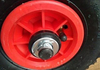 Колеса транцевые М быстросъемные удлиненные (оцинковка)