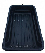 Сани для мотобуксировщика пластиковые с накладками (ЭП-3) 1430*730*250мм 