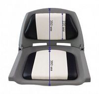 Кресло мягкое складное серый - серый