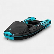 Лодка надувная Gladiator E 380 PRO черно/бирюзовый