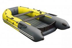 Лодка надувная Таймень NX - 3800 НДНД PRO MAX желтый/графит