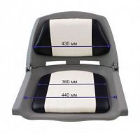 Кресло мягкое складное серый - серый