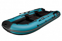 Лодка надувная Адмирал 340 Sport Lite черно/голубой