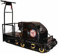 Мотобуксировщик Ураган Волк (длина 1705 мм) 15 л/с, катки