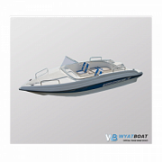 Стеклопластиковый катер с рундуками Wyatboat - 3