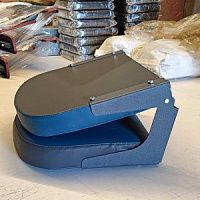 Кресло складное малое серо - синий